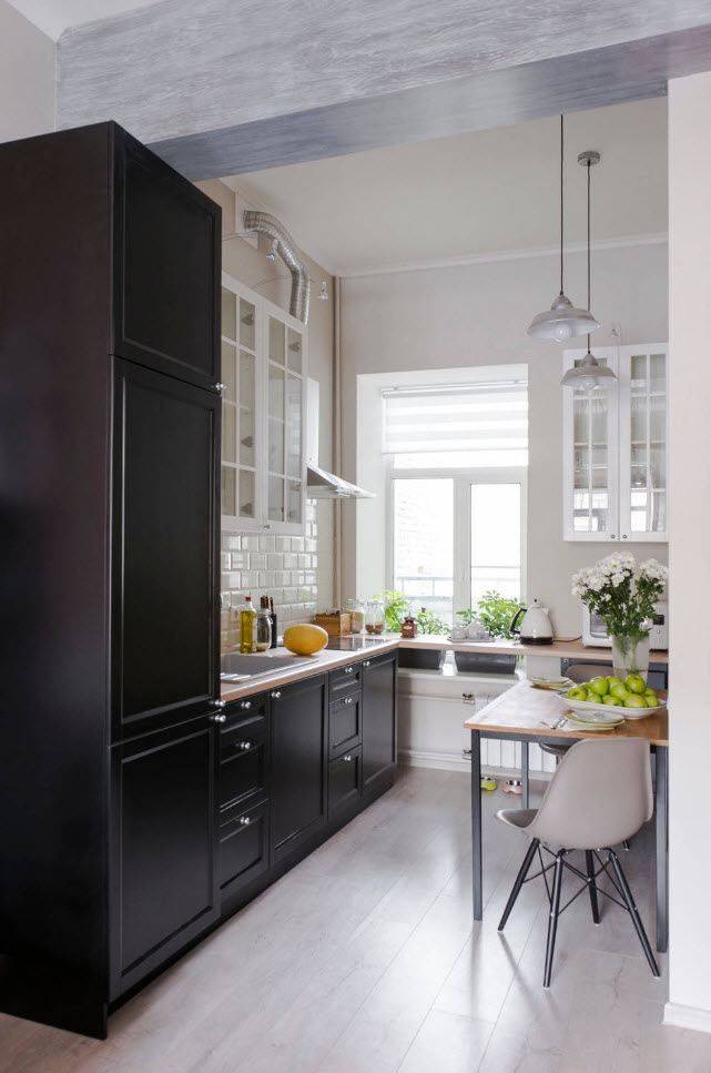 Дизайн маленькой кухни (99 фото): красивое оформление интерьера кухни небольшой площади. как сделать малогабаритную квадратную, прямоугольную и прямую кухню уютной?