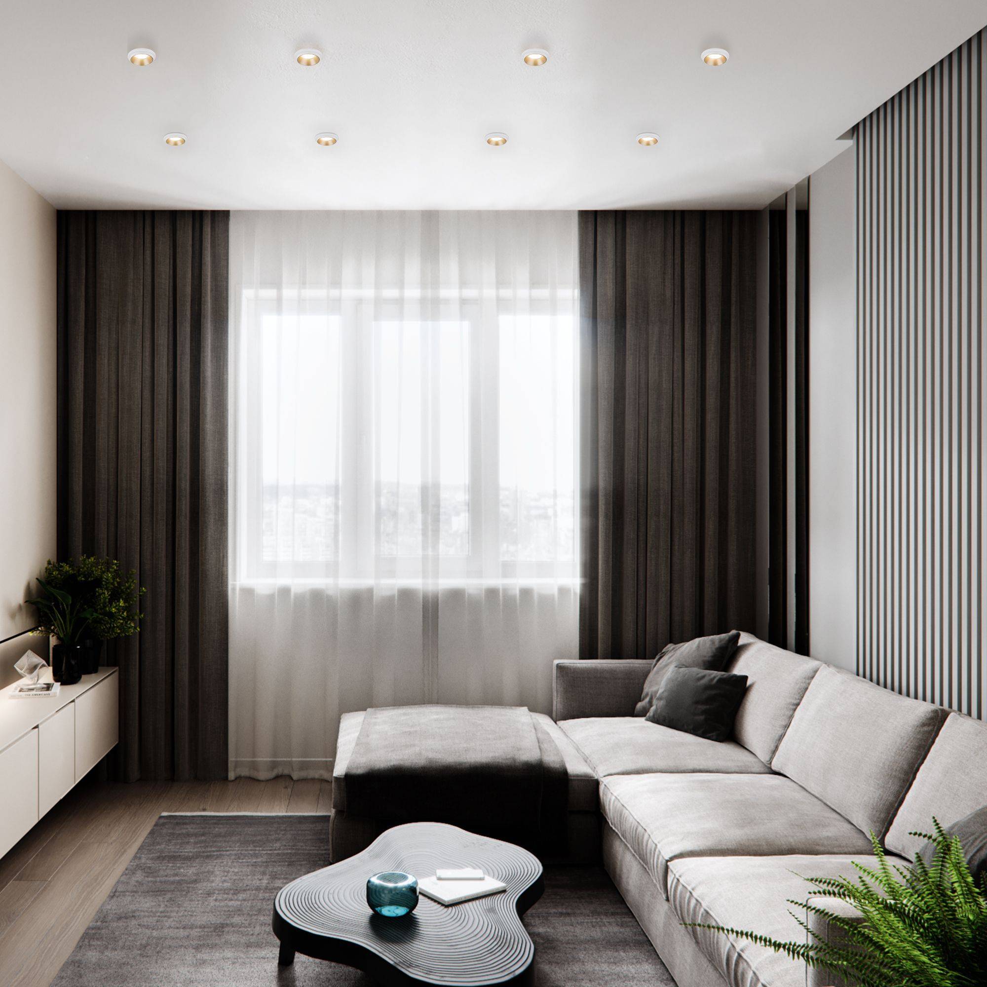 Дизайн штор для гостиной: фото новинки 2019 года