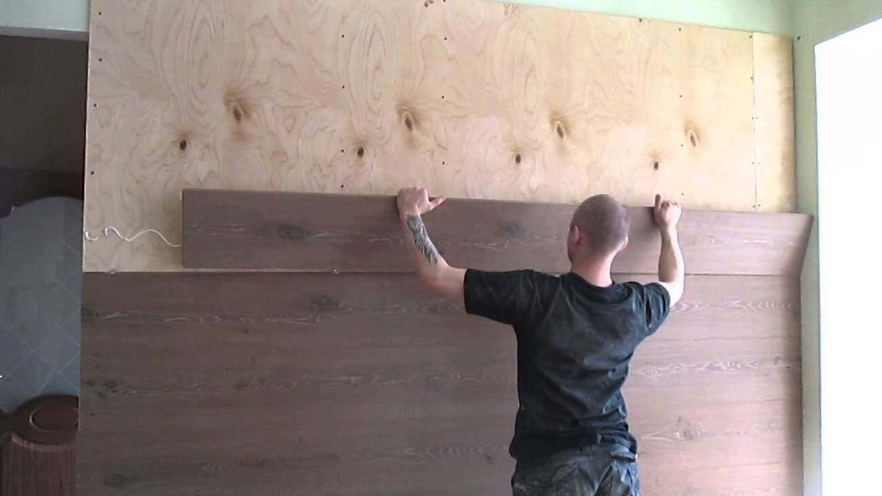 Укладка и монтаж ламината на стену своими руками.