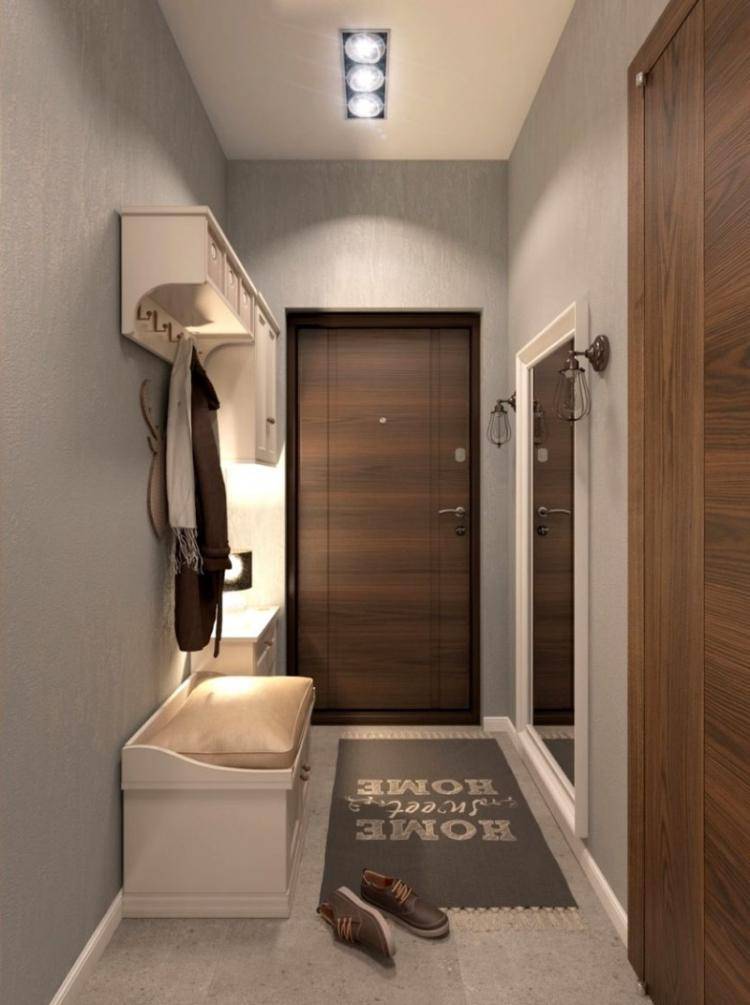Дизайн узкой прихожей (110 фото): реальные идеи-2021 для оформления интерьера длинного коридора в маленькой квартире, выбор подходящей мебели