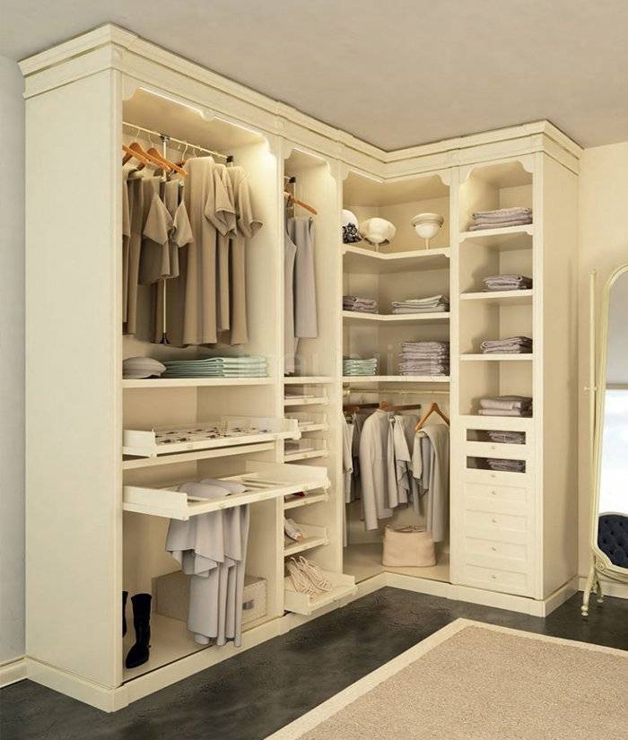 Маленькая гардеробная комната (116 фото): из кладовки размером 2 кв м, мини и небольшие варианты