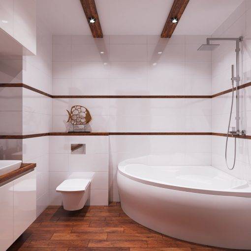 65 идей угловых ванн в интерьере всё о существующих видах, размерах и формах