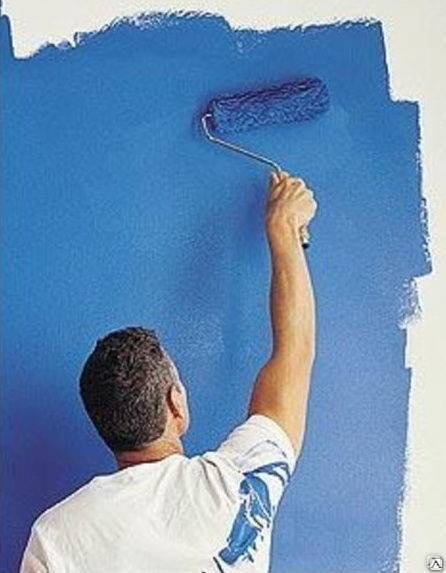 Как с помощью водоэмульсионной краски покрасить стены с рисунком?