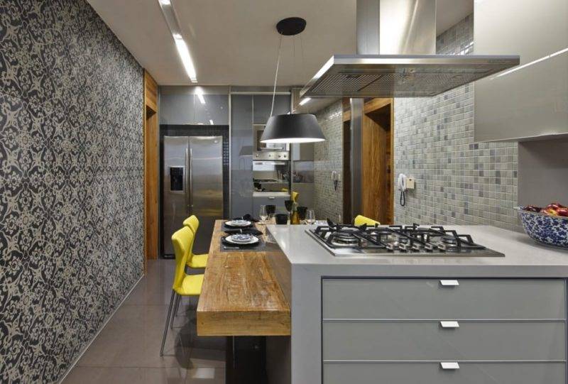 Обои для кухни - 100 лучших идей оформления дизайна обоев на кухне: красивый ремонт на фото 